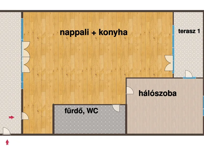 1066 Budapest 6. kerület - Hatalmas terasz, új építésű Penthouse a belvárosban!